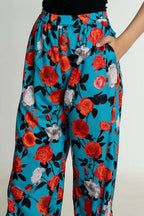 MSGM - Панталони - Roses Palazzo Pants - Love|Labels