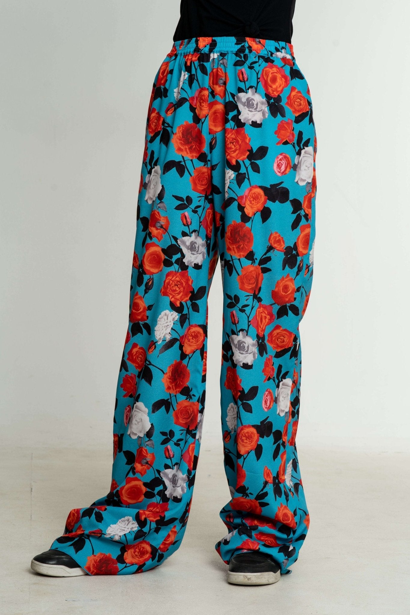 MSGM - Панталони - Roses Palazzo Pants - Love|Labels