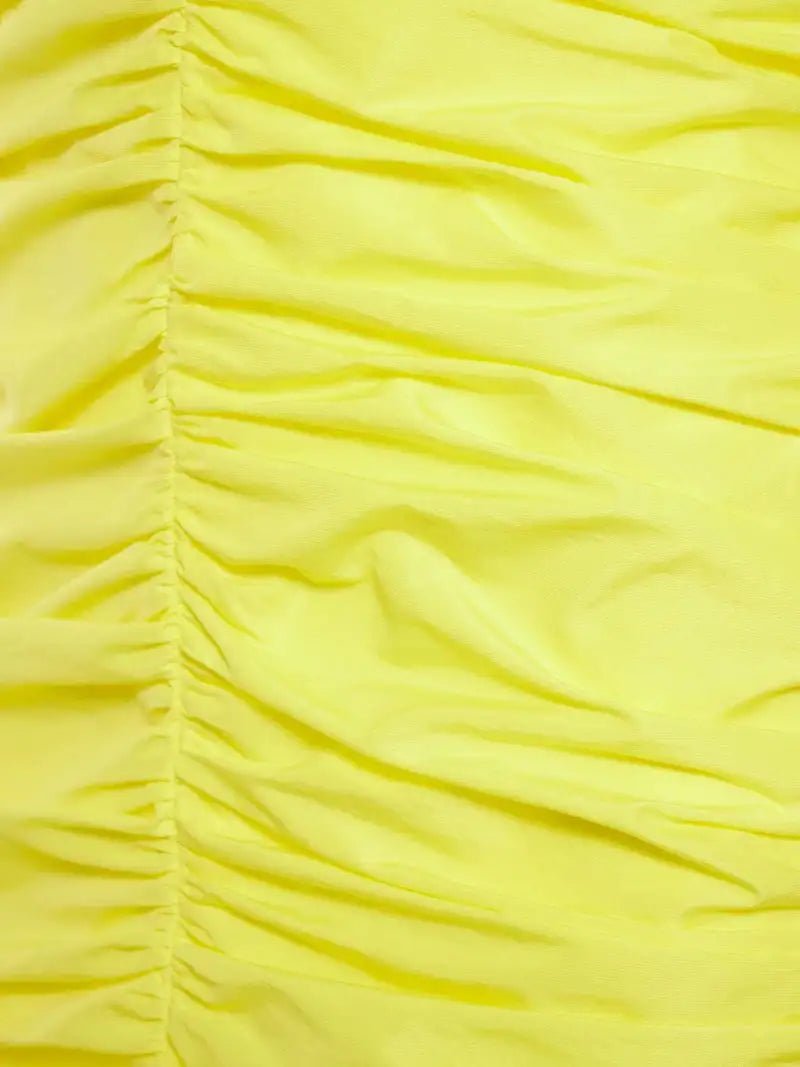 MSGM - Рокли - Ruched Ruffle - Trim Mini Dress - Love|Labels