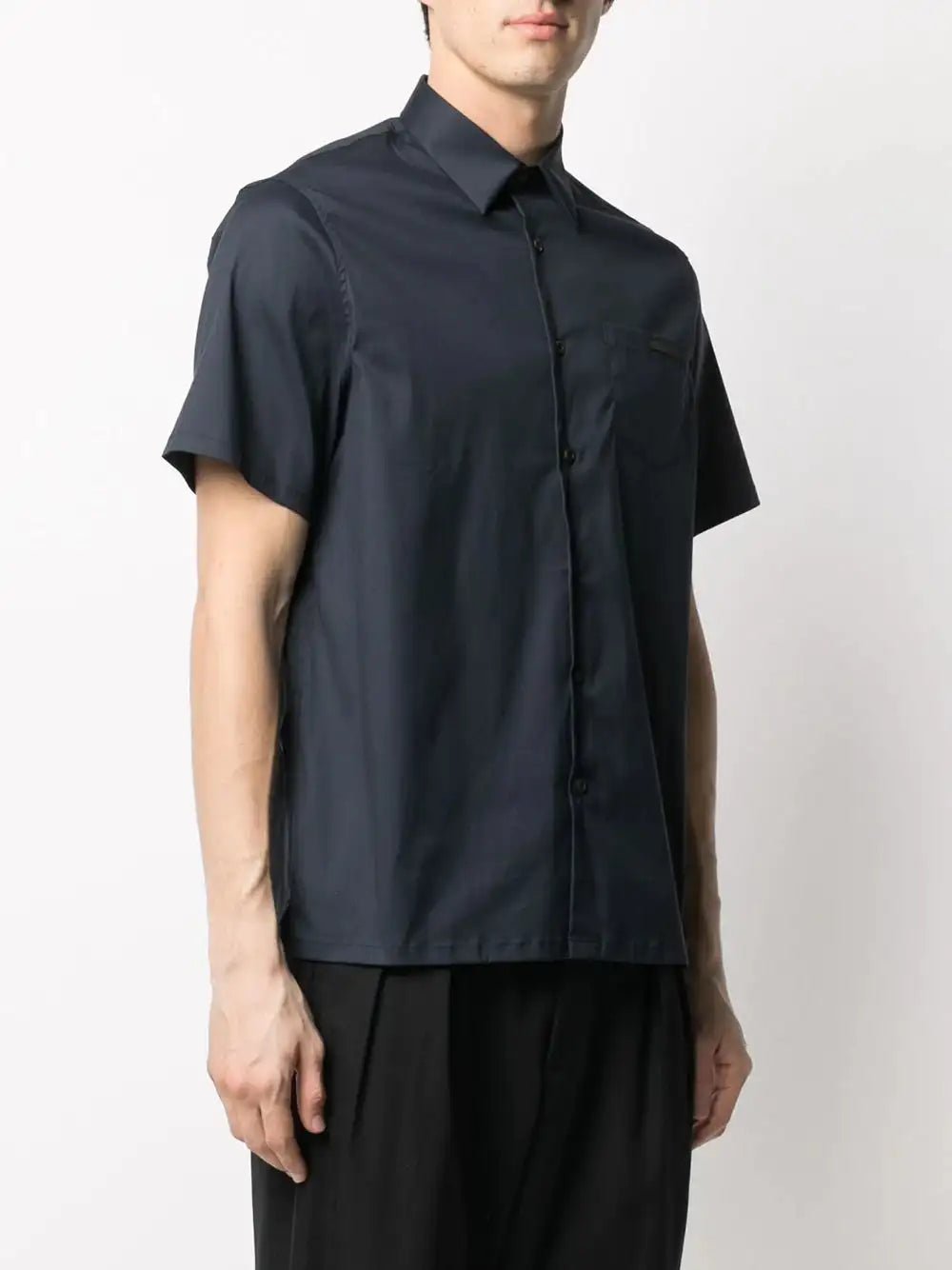 PRADA - Ризи - Logo - patch Short - sleeve Shirt - Love|Labels