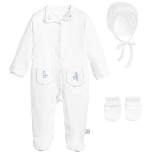 White Babysuit Gift Set