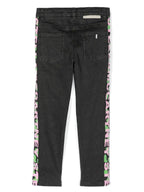 Stella McCARTNEY Kids - Панталони - Black Jeans Logo Band - Love|Labels
