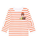 Stella McCARTNEY Kids - Блузи - Embroidered Striped Cotton Jersey Top - Love|Labels