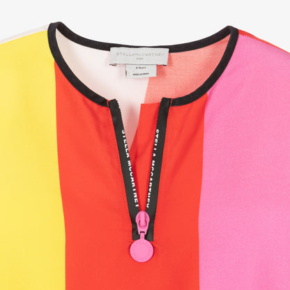 Colorblock Logo Dress