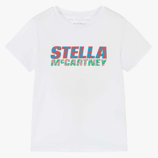 Floral Print Stella Logo T‑Shirt
