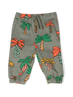 Stella McCARTNEY Kids - Панталони - Palm - Tree Cotton Trousers - Love|Labels