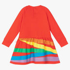 Stella McCARTNEY Kids - Рокли - Red Organic Cotton Dress - Love|Labels