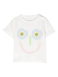 Stella McCARTNEY Kids - Тениски - Smiley - Print Cotton T-shirt - Love|Labels