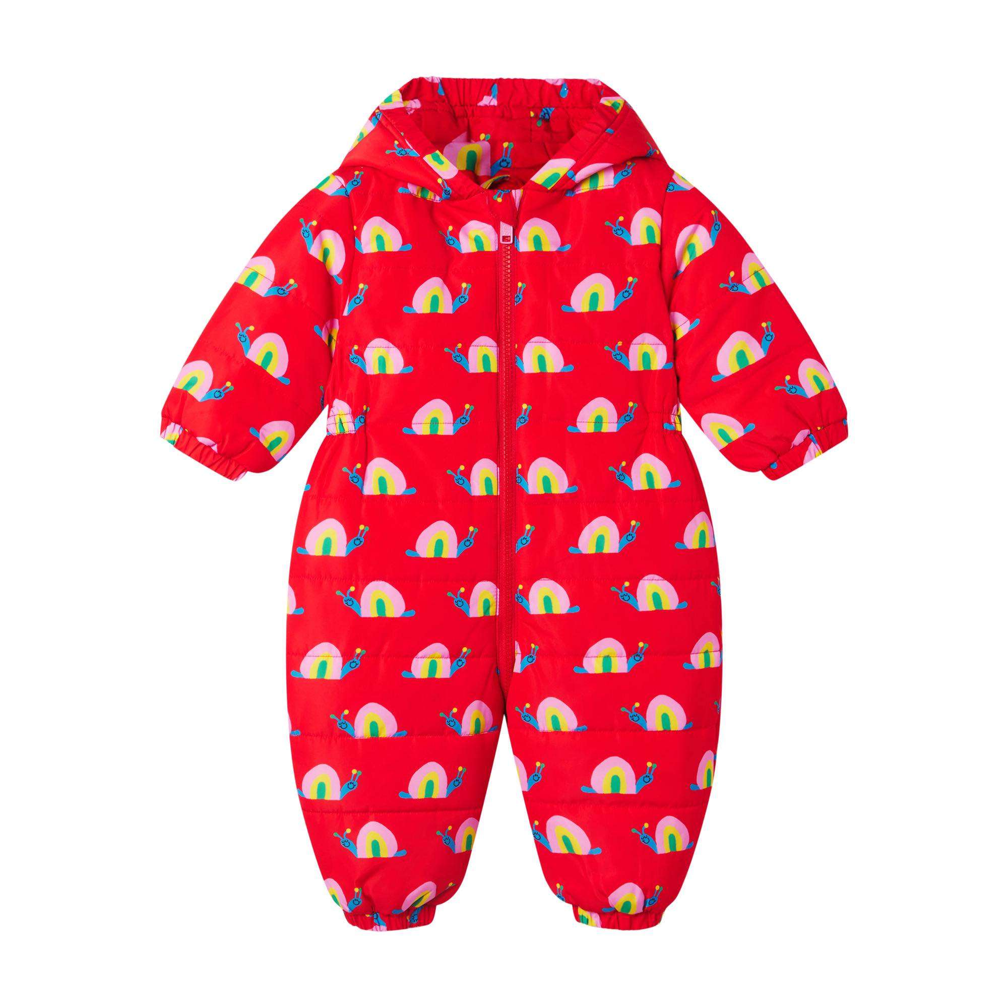 Stella McCARTNEY Kids - Якета - Snail Print Recycled Nylon Puffer Romper - Love|Labels