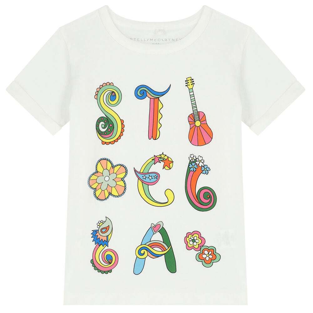Stella McCARTNEY Kids - Тениски - Stella Logo T-Shirt - Love|Labels