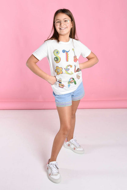 Stella McCARTNEY Kids - Тениски - Stella Logo T-Shirt - Love|Labels