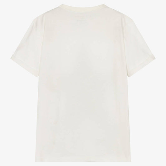 Ivory Star Cotton T-Shirt