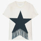 Ivory Star Cotton T-Shirt