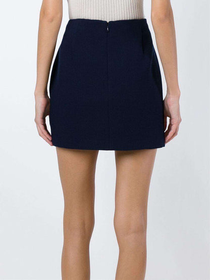 THAKOON - Поли - Dark Blue Mini Skirt - Love|Labels