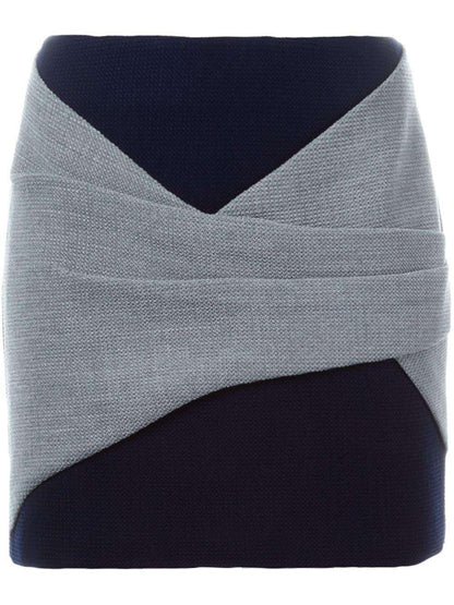 THAKOON - Поли - Dark Blue Mini Skirt - Love|Labels