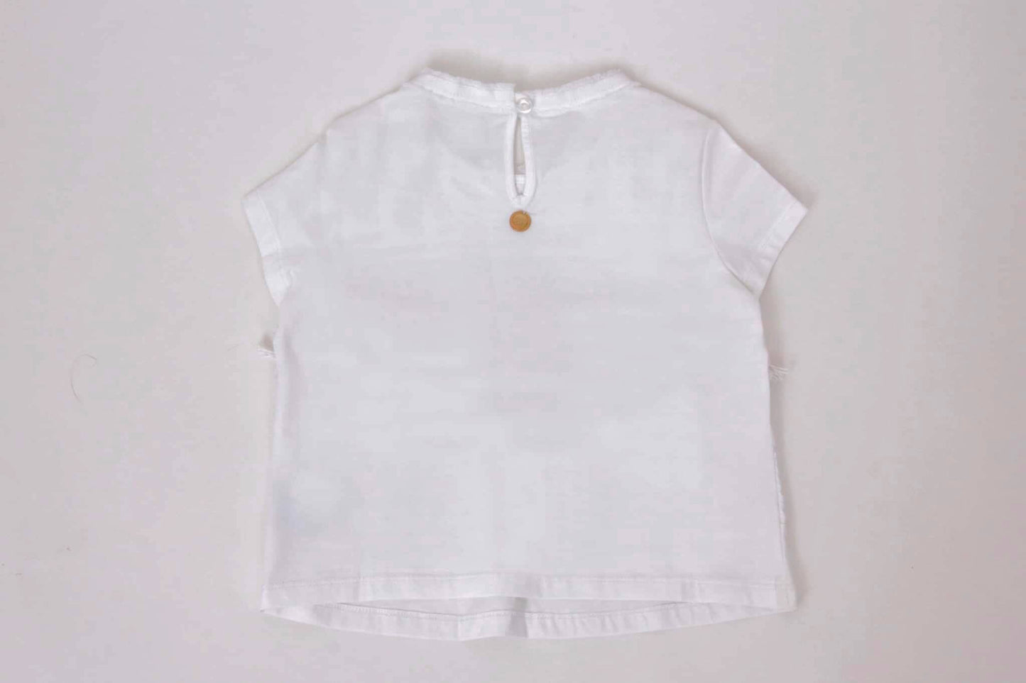 White Fringed T-Shirt