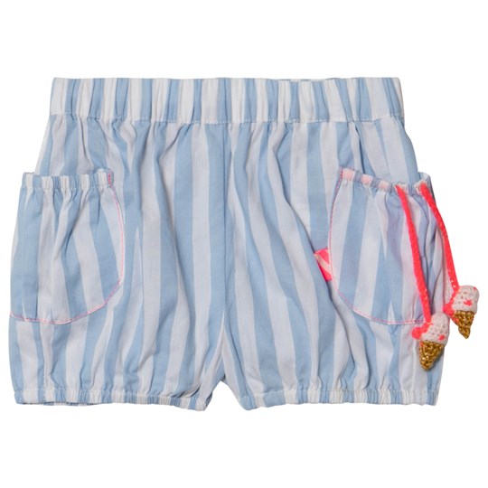Blue Striped Shorts