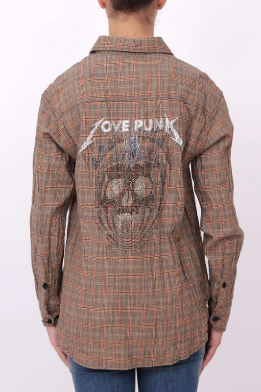 Zadig&Voltaire - Ризи - Brown Checked Shirt - Love|Labels