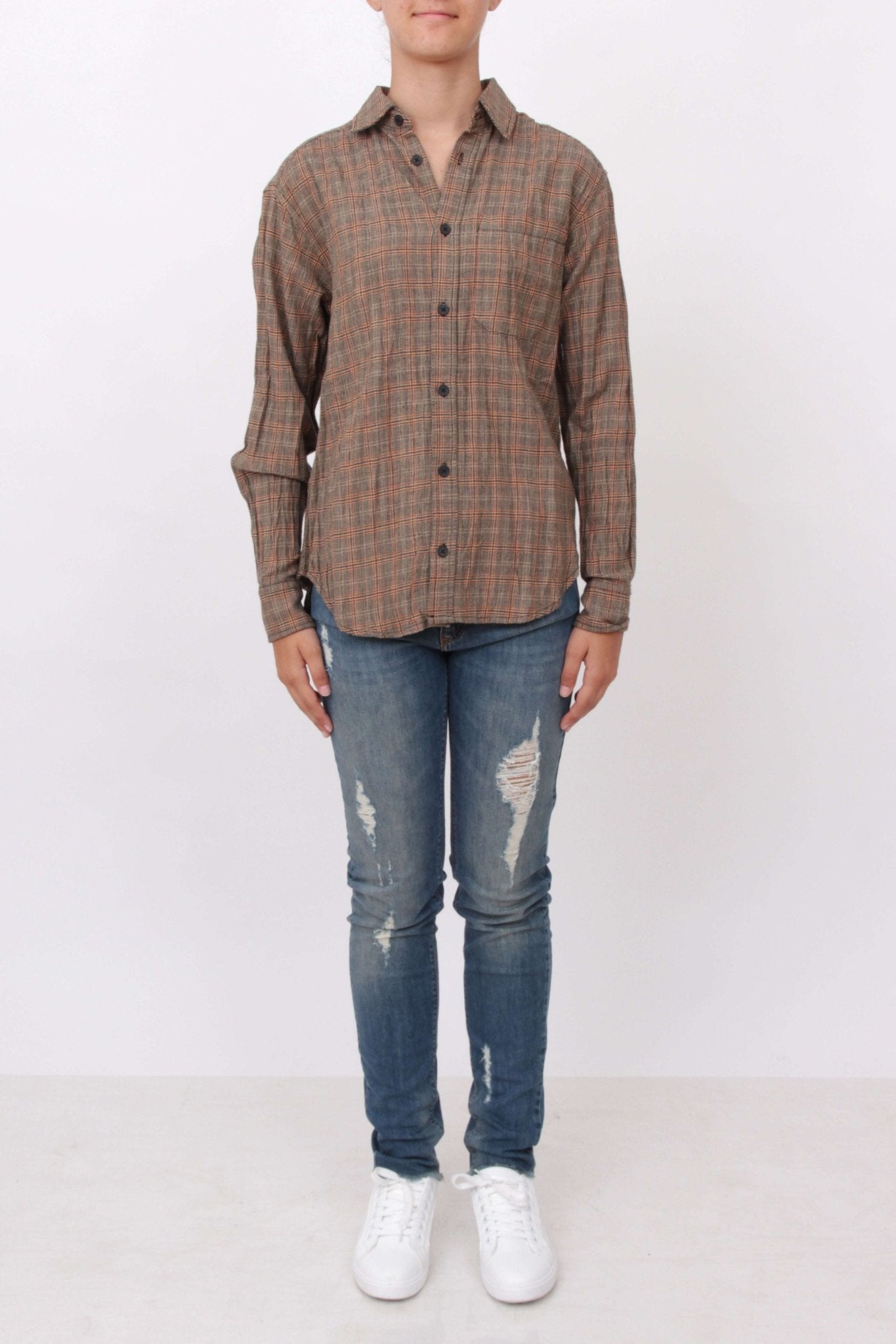 Zadig&Voltaire - Ризи - Brown Checked Shirt - Love|Labels