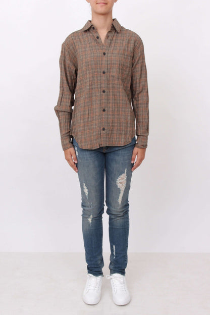 Zadig&Voltaire - Ризи - Brown Checked Shirt - Love|Labels
