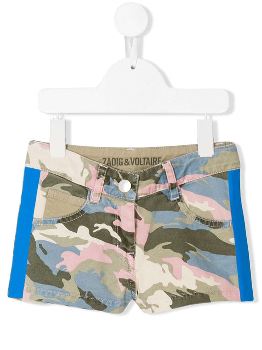 Zadig&Voltaire Kids - Шорти - Camouflage Shorts - Love|Labels