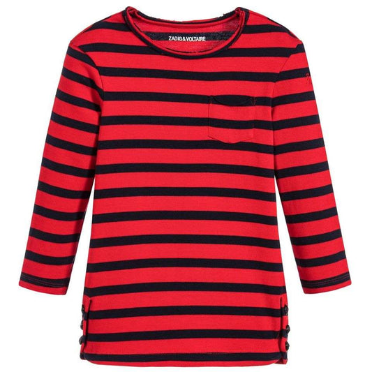 Zadig&Voltaire Kids - Блузи - Red Striped Blouse - Love|Labels