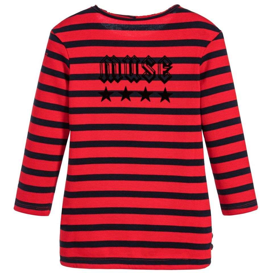Zadig&Voltaire Kids - Блузи - Red Striped Blouse - Love|Labels