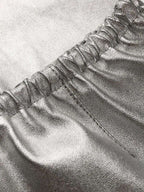 Zadig&Voltaire - Поли - Silver Leather Skirt - Love|Labels