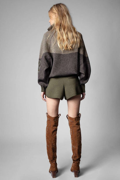 Zadig&Voltaire - Шорти - Smile Lurex Shorts - Love|Labels