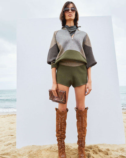 Zadig&Voltaire - Шорти - Smile Lurex Shorts - Love|Labels